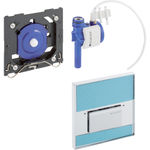 Sistema de descarga serie Sigma50 de Geberit, accionamiento manual, personalizable